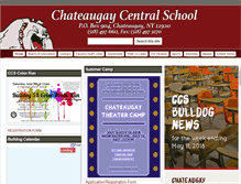 Tablet Screenshot of chateaugaycsd.org